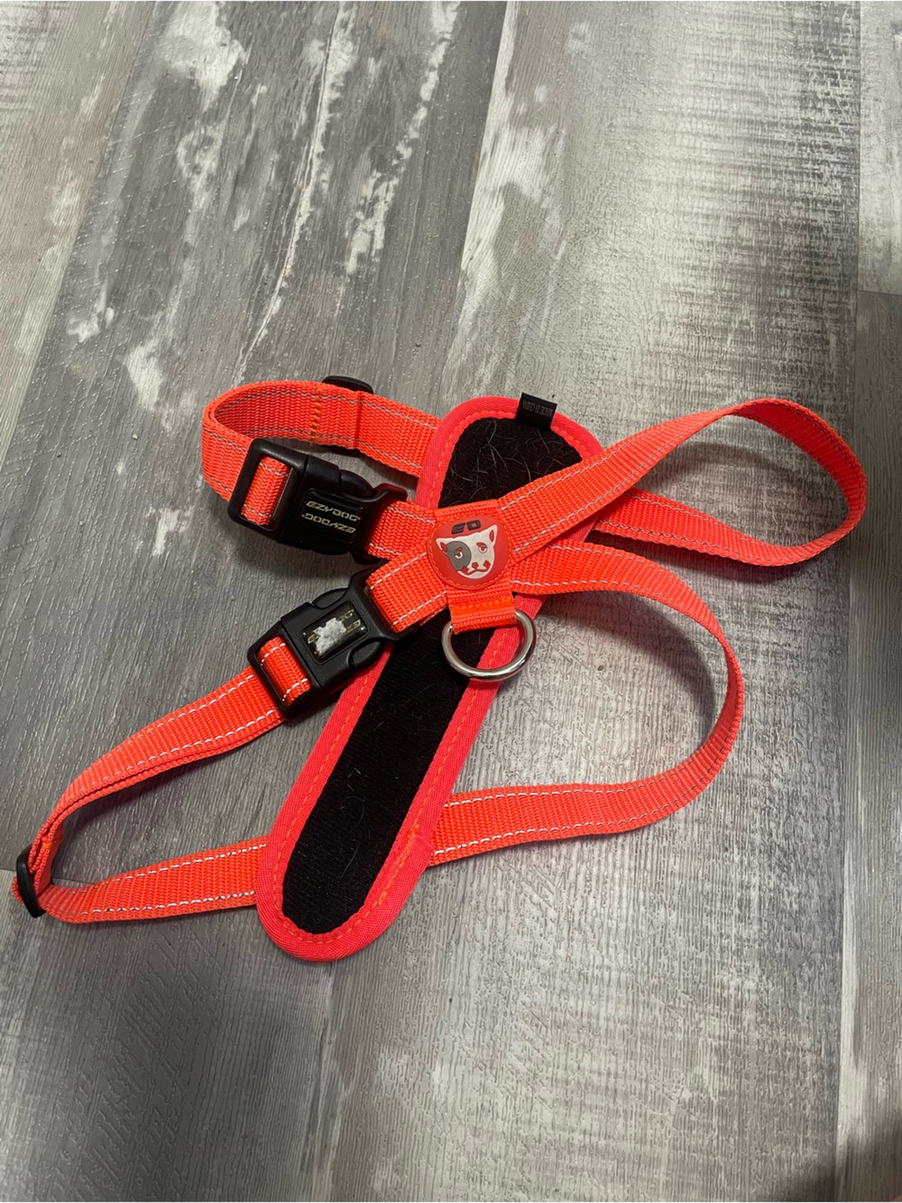EZY Dog Orange Visibility Step in Harness